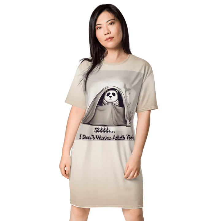 Panda 'Do Not Disturb' T-Shirt Lounge Dress product image (1)