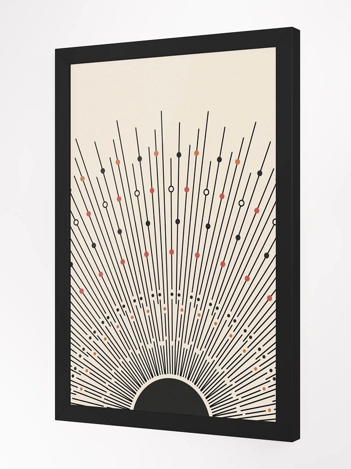 Radiant Burst Framed Poster product image (10)