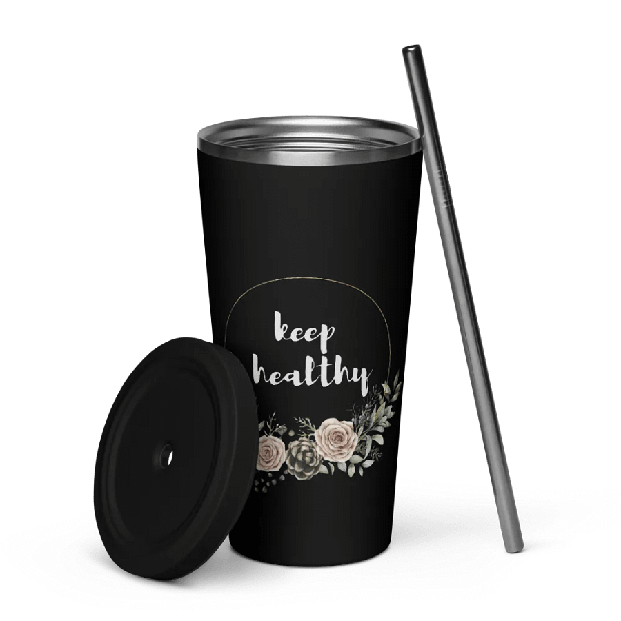 Floral Stainless Steel Thermal Tumbler product image (8)