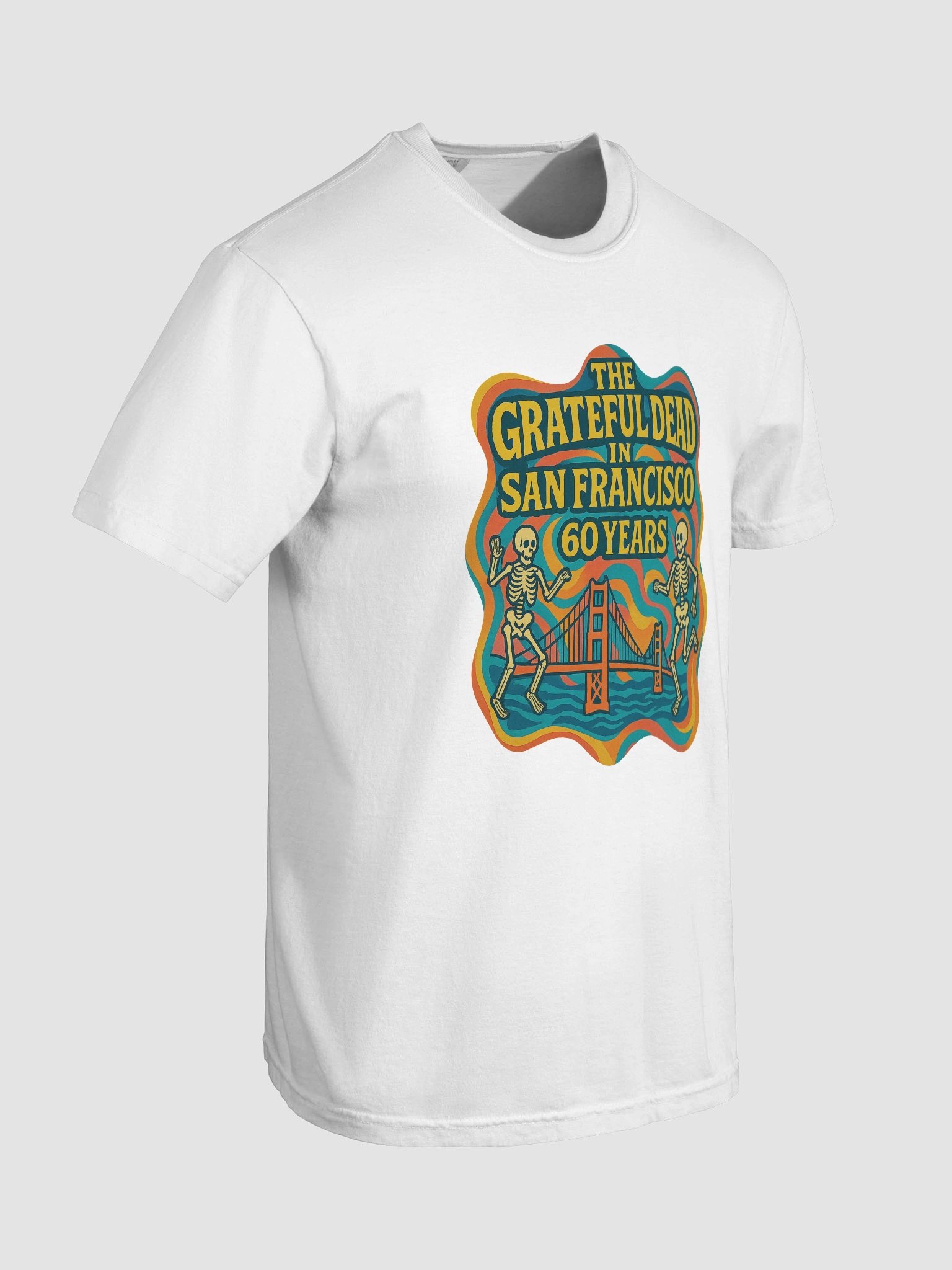 Grateful Dead 60 in S.F. Skeleton Dance T-Shirt product image (69)