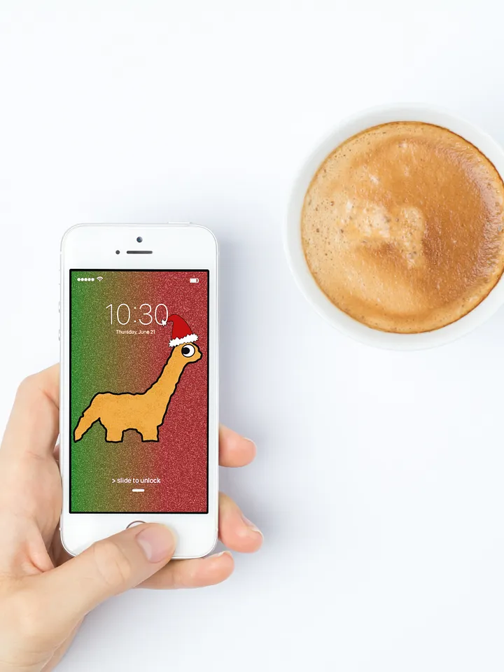Dino Nuggies Holiday Phone Wallpaper Pack product image (1)