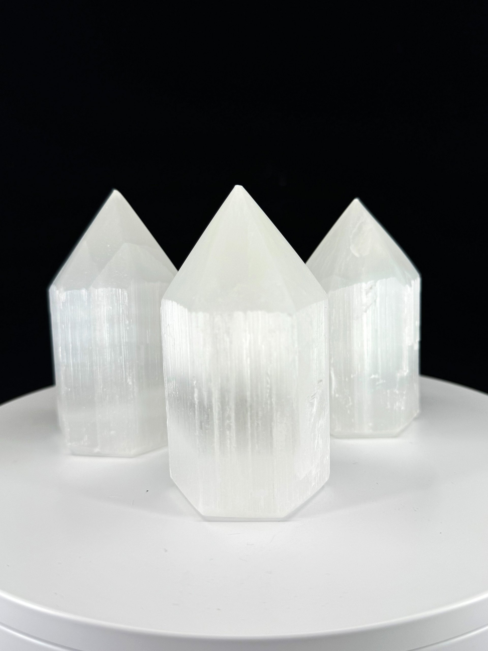 Selenite Crystal Tower Point product image (1)