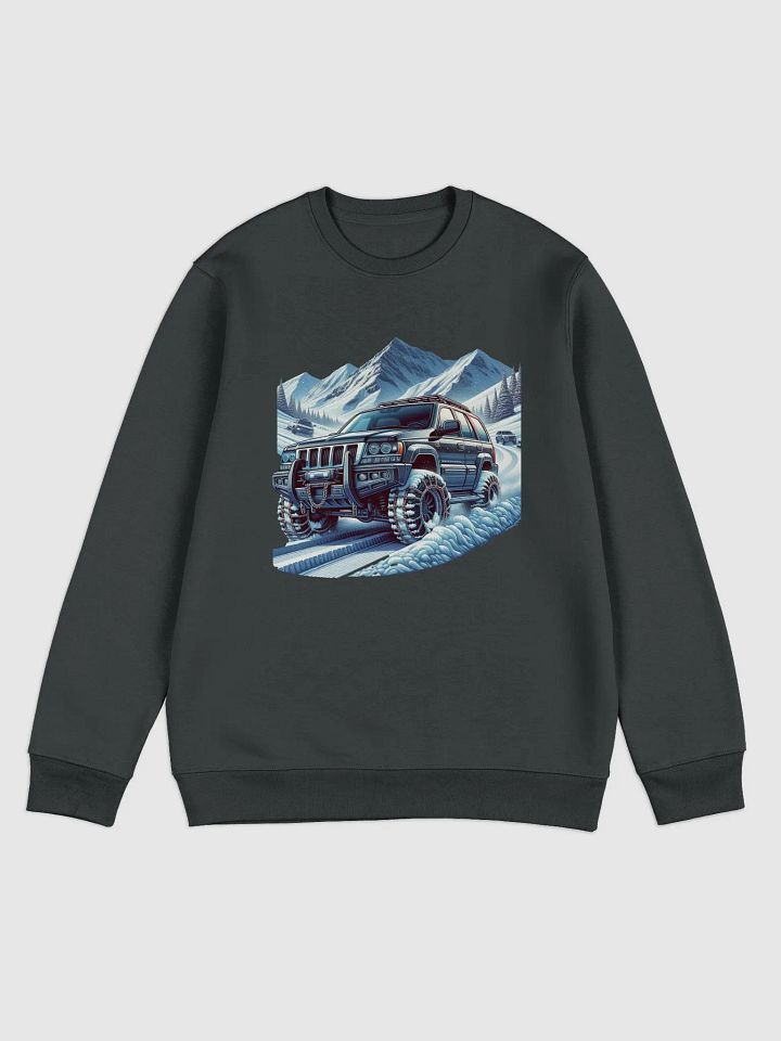 The Snowy Adventure Car Unisex Eco Sweatshirt product image (2)