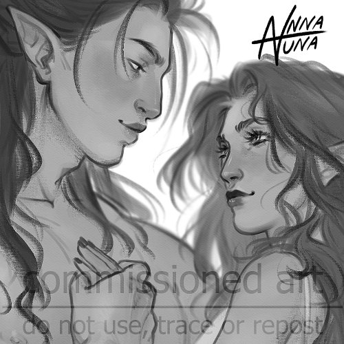 commissioned art - please do not use, trace or repost on other platforms

Gorgeous Meira and Calder requested by @oliviamccul...