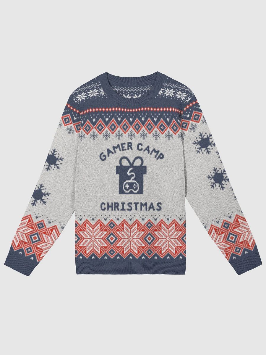 Gamer Camp Christmas Sweater (Blue) product image (3)