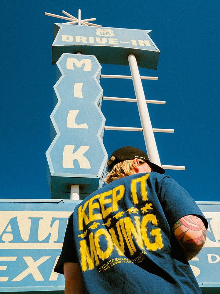 Cuesta Studio x Powder Blue "Keep It Moving" Tee product image (2)