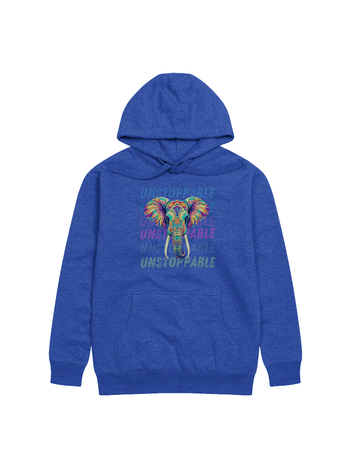 Unstoppable Front Elephant Graphic Hoodie product image (1)