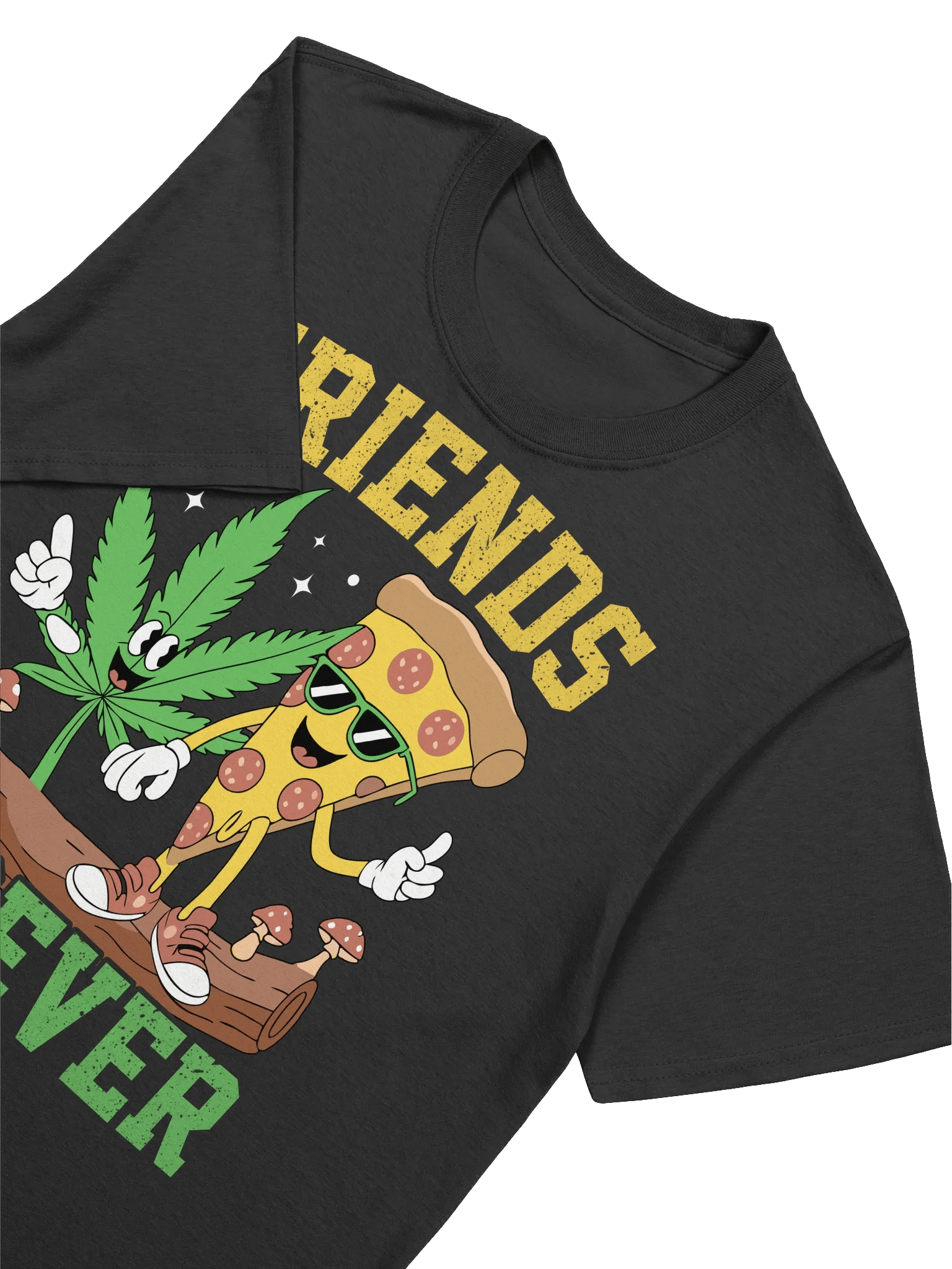 420 Weed - Pizza and Pot Friends Forever T-Shirt product image (19)