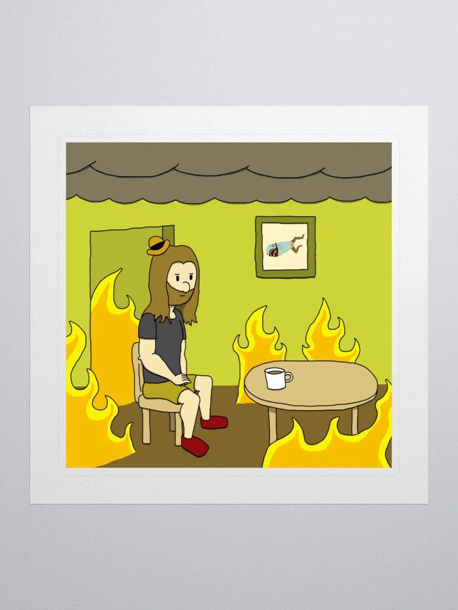 This is fine sticker product image (1)