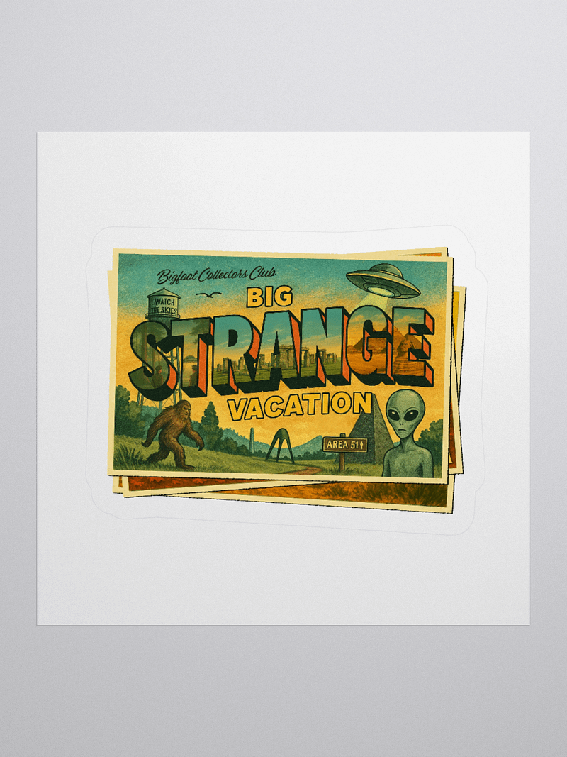 Bigs Strange Vacation Sticker