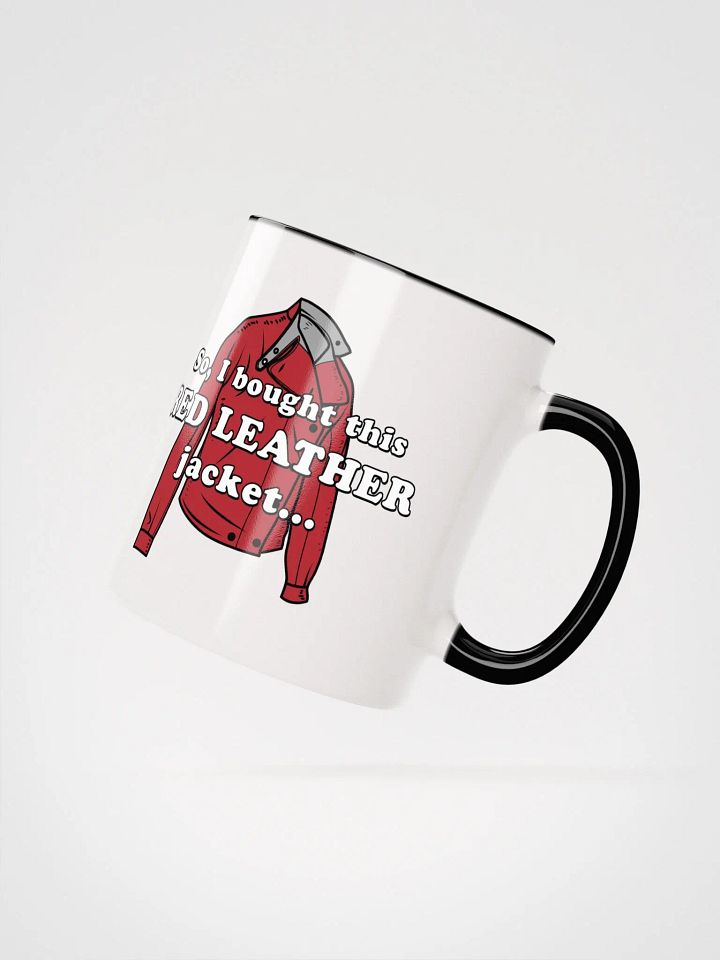Red Leather Jacket - Mug with Color Inside product image (16)