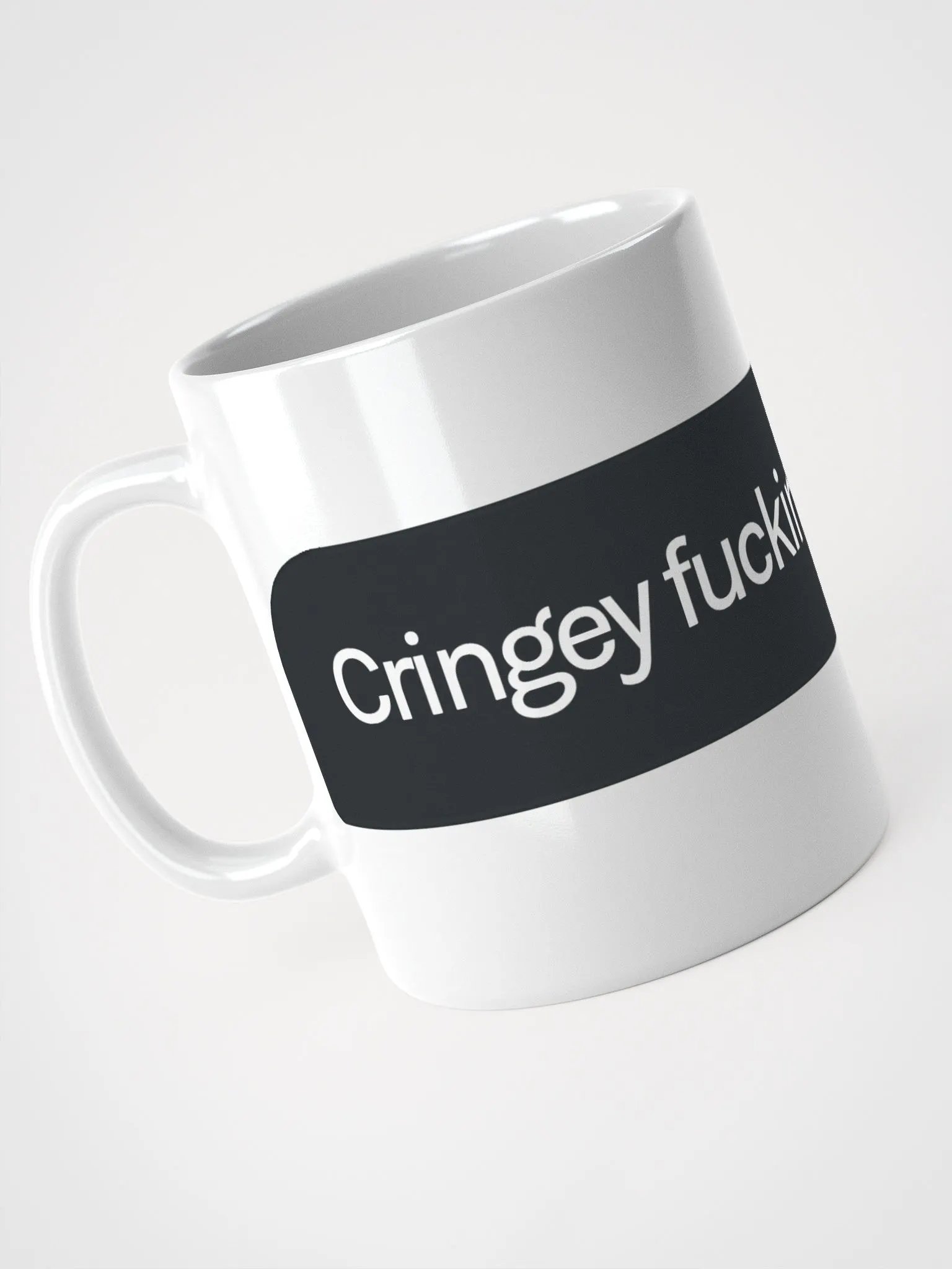 Weeb B!tch Ver.1 White Glossy Mug product image (3)