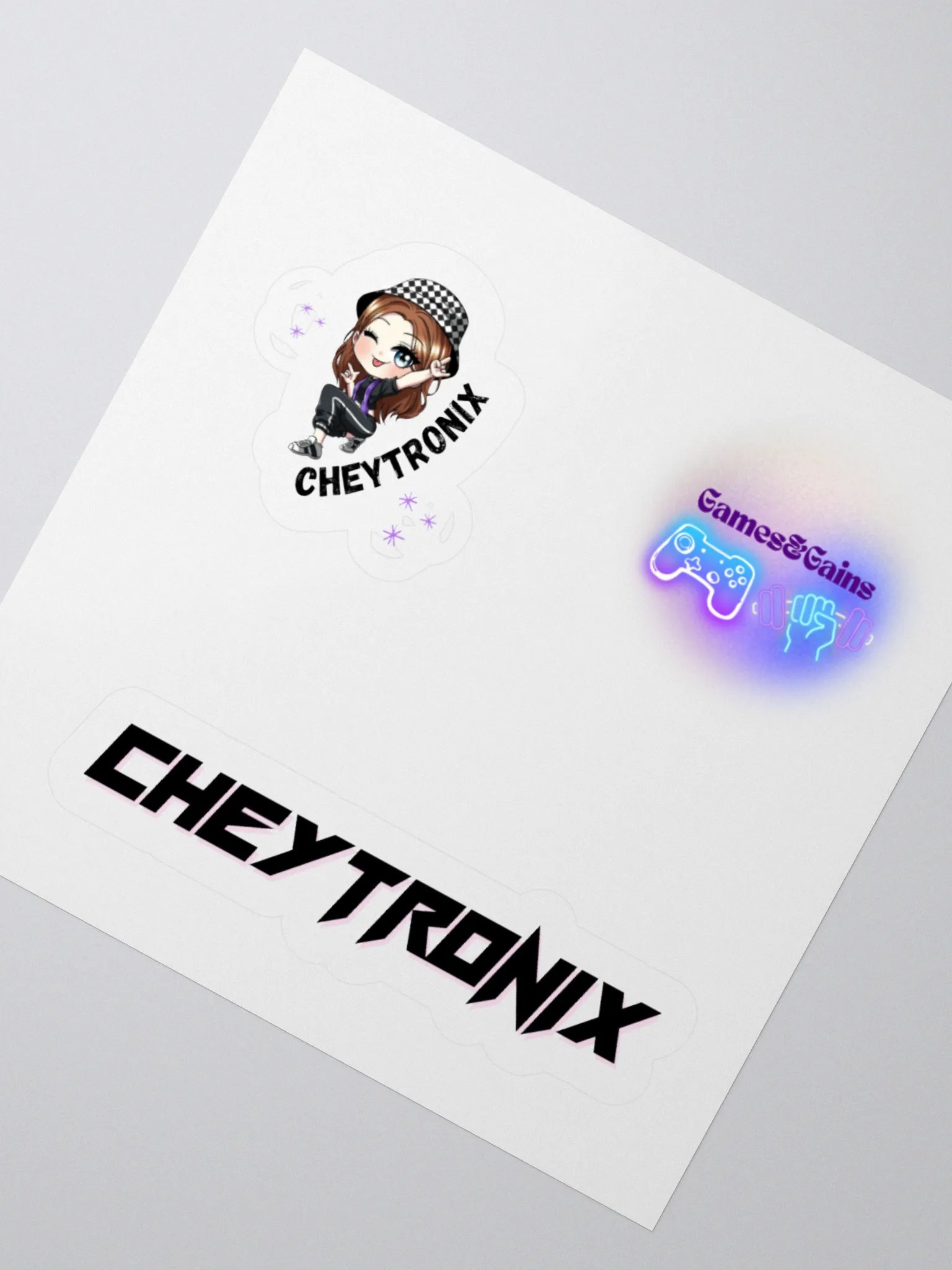 Games & Gains Kiss Cut Stickers product image (4)