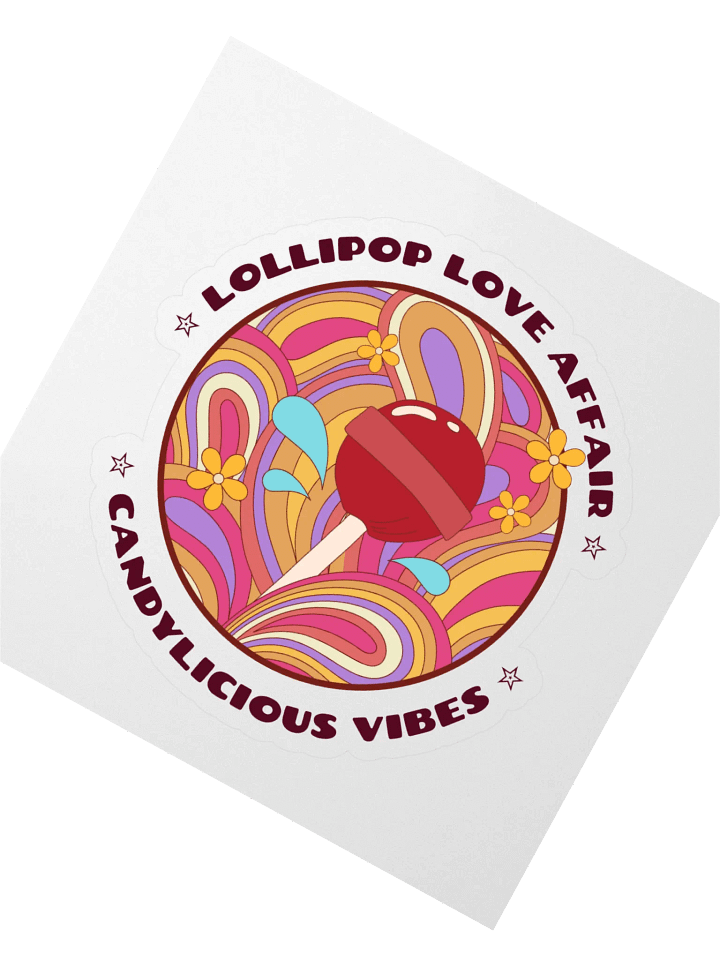 Lollipop Love Affair Kiss Cut Stickers product image (2)