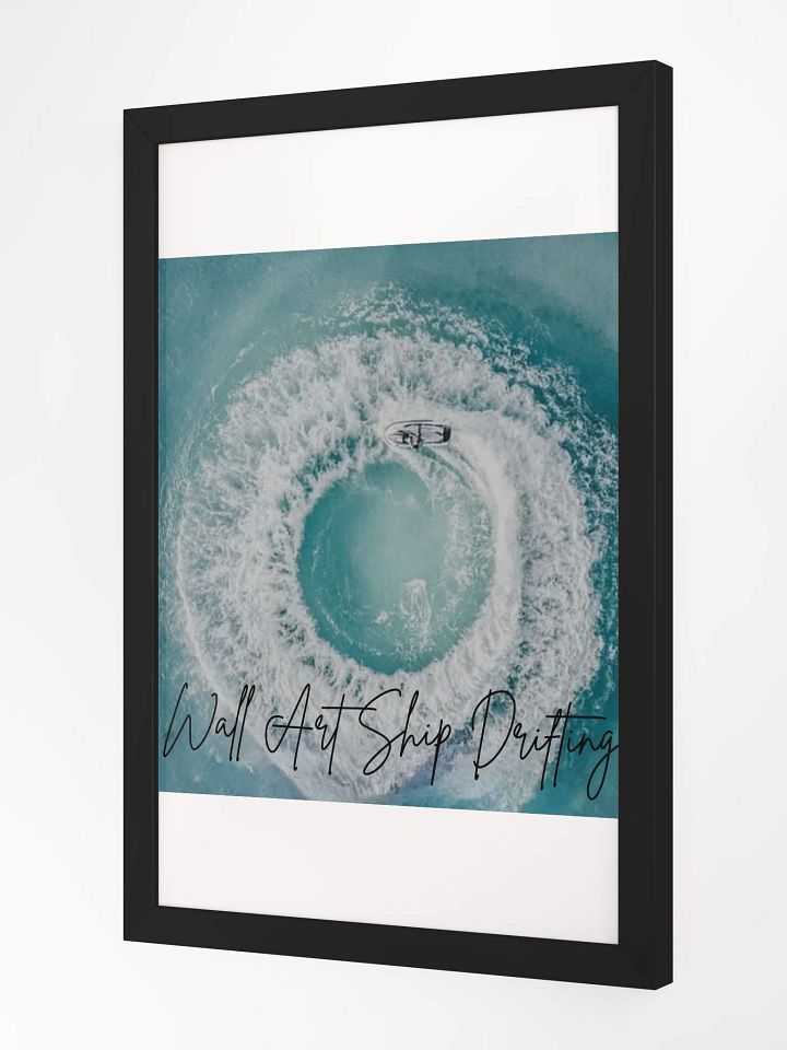 Drifting Ship Framed High-Quality Matte Poster (in) product image (2)