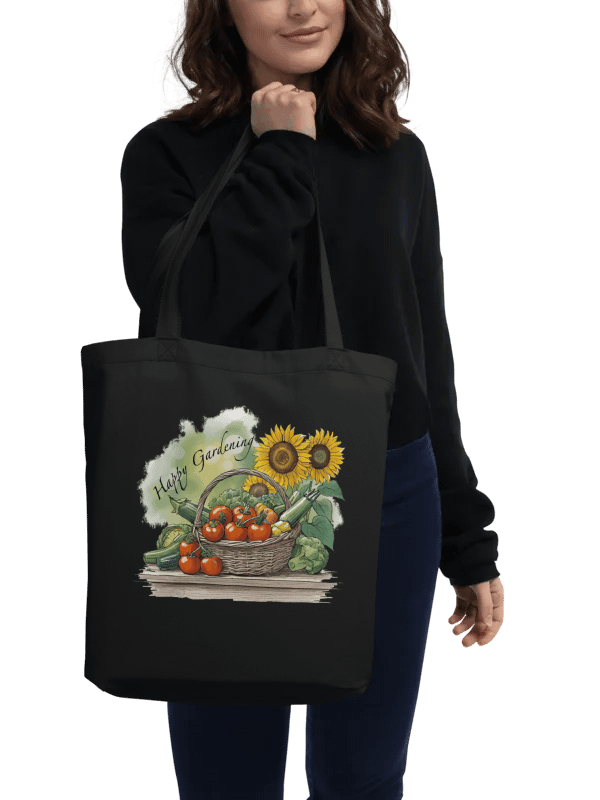 Happy Gardening - Eco Friendly Tote Bag - Organic Cotton product image (3)