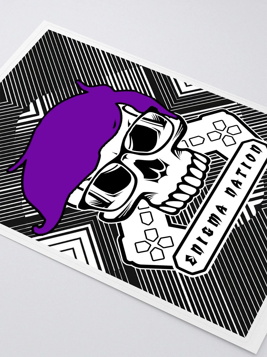 Enigma Nation Kiss Cut Sticker Sheet with Background product image (2)