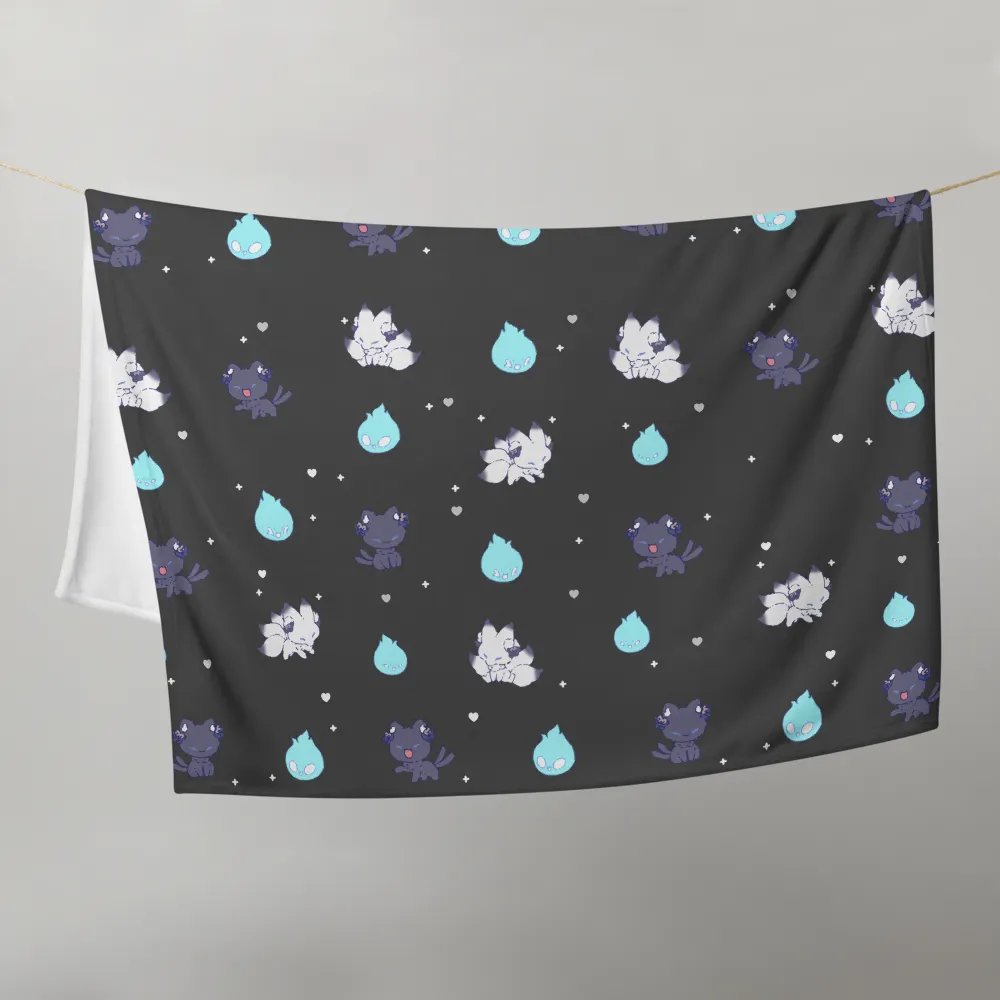 meiya, meinya & wisps blanket (black) product image (9)