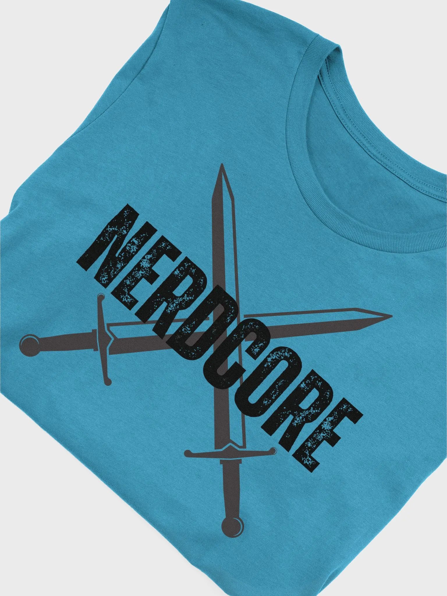 Nerdcore big X crossed swords bella product image (49)