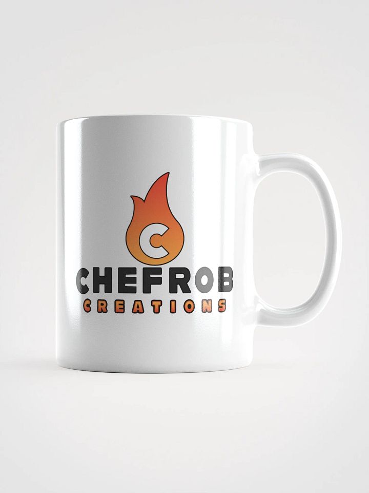 Logo V2 White Glossy Mug product image (2)