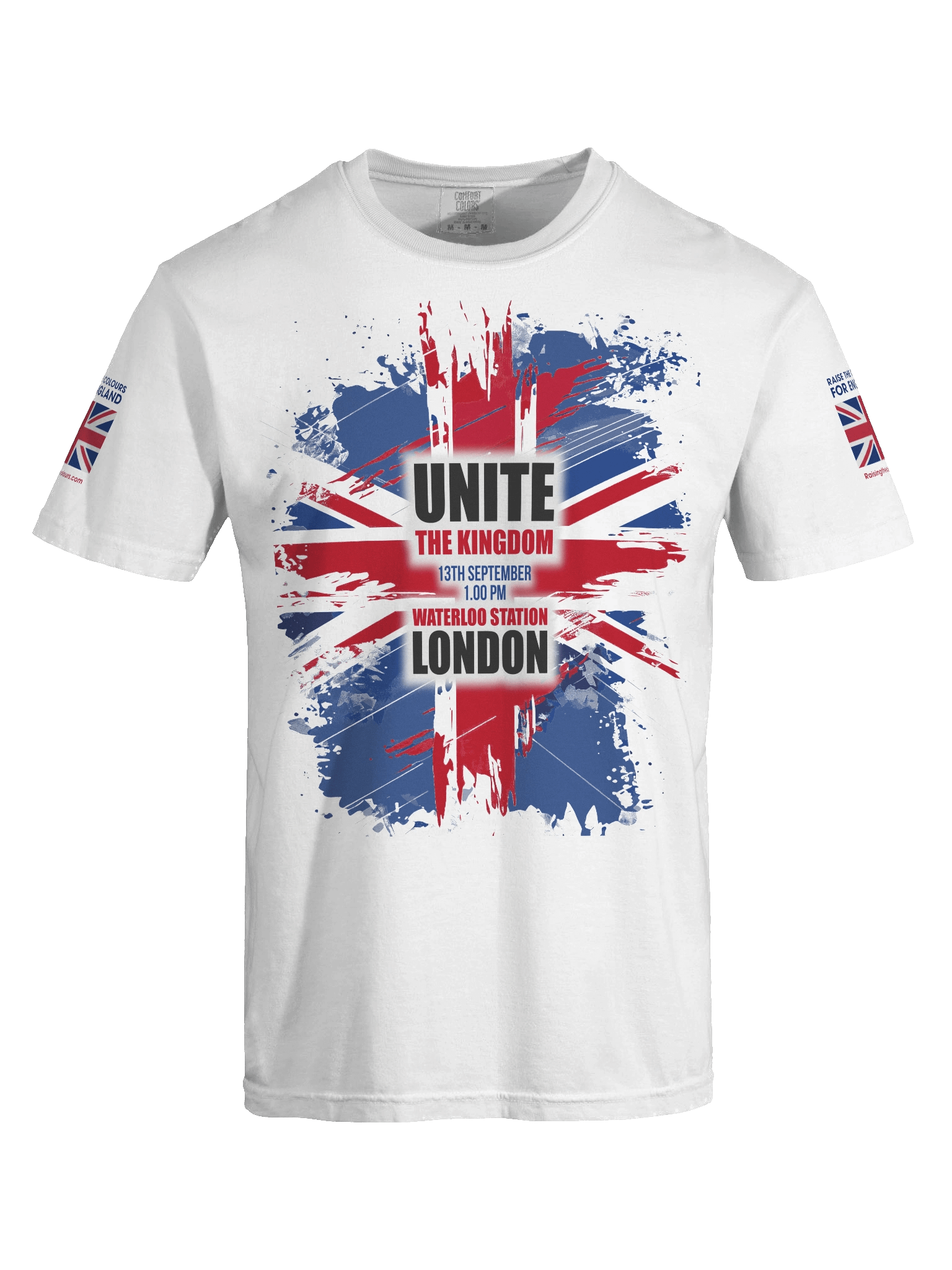 🇬🇧 Commemorative Union Jack Tee – 13 September Procession product image (7)