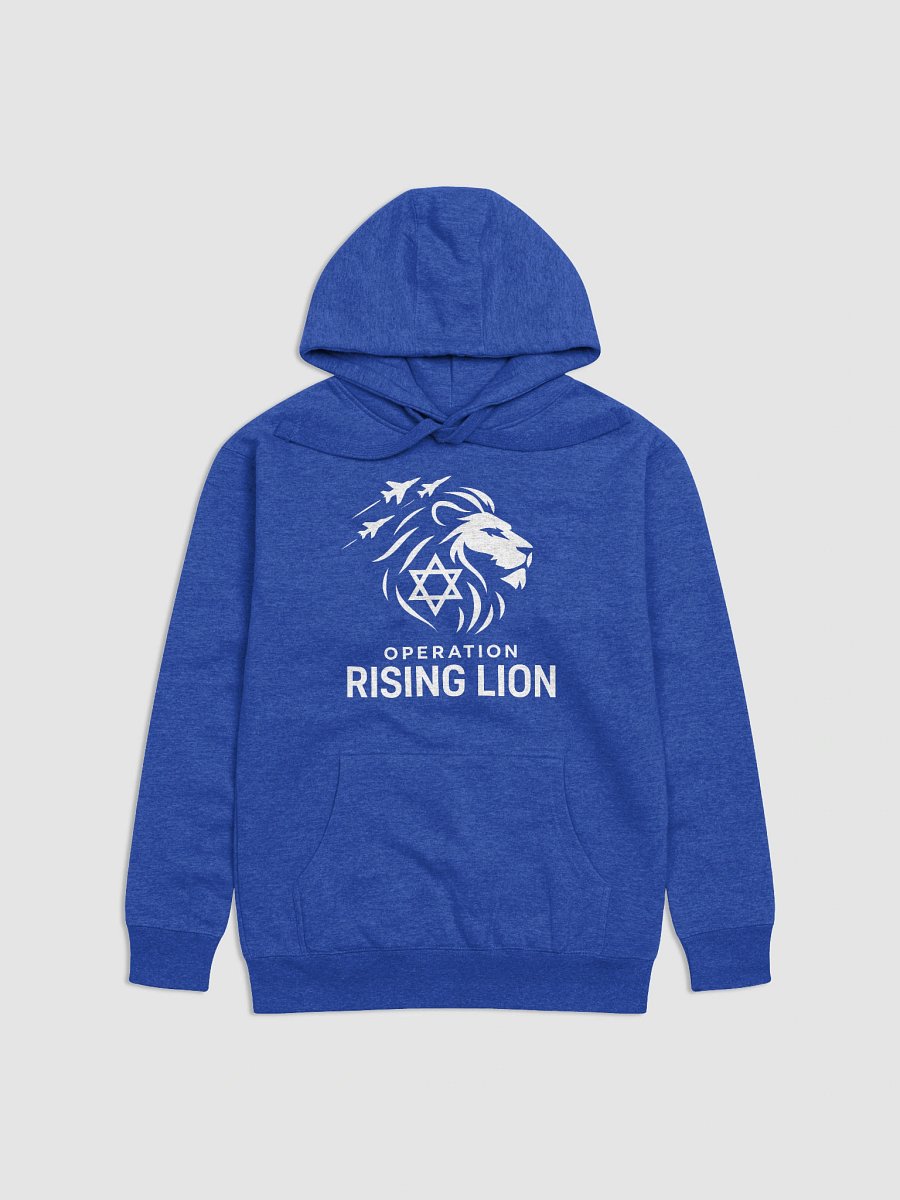"OPERATION RISING LION" (WHITE EMBLEM) Hoodie product image (7)