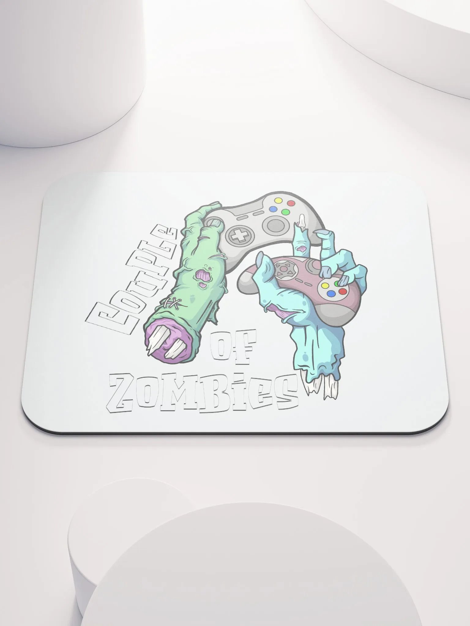 Couple of Zombies Mouse Pad product image (1)