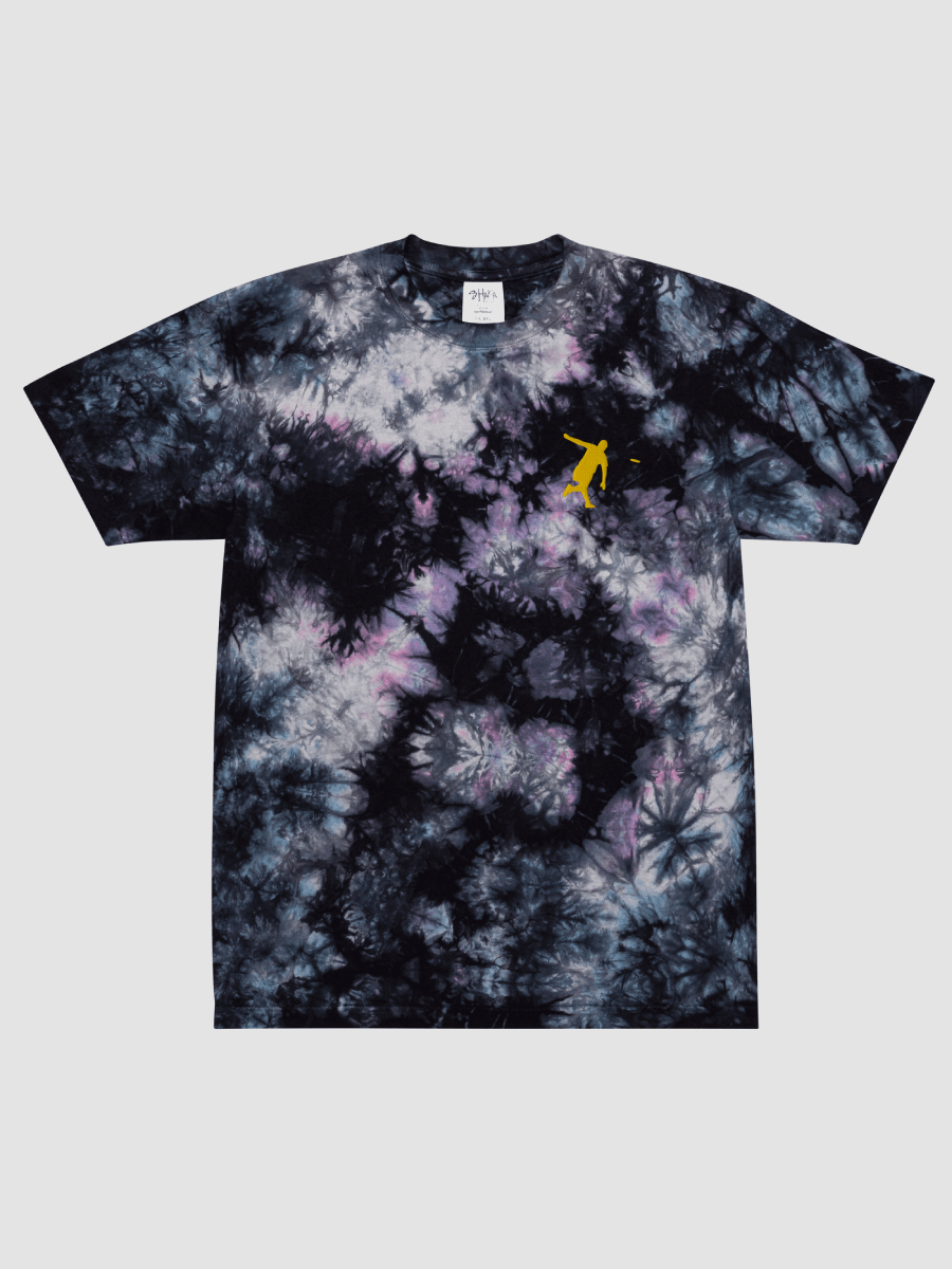 Clean Disc-golf Tie-Dye T-Shirt - Gold logo product image (1)