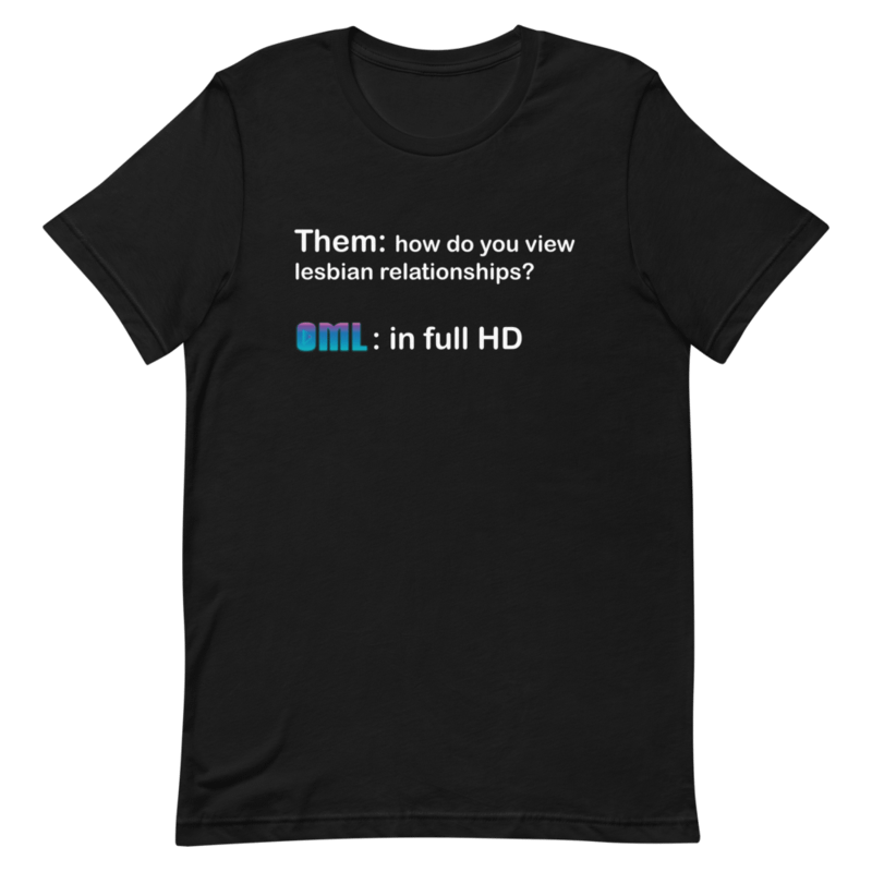 In Full HD T-Shirt - Black product image (1)