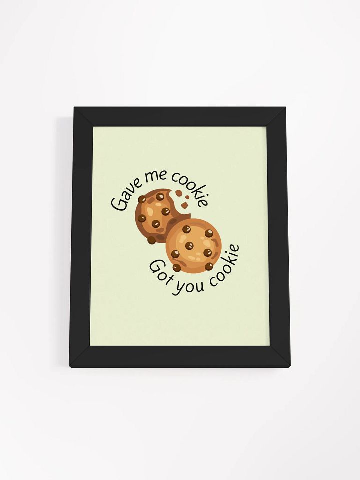 New Girl Cookie Scene Poster – Framed Matte Art Print for Sitcom Fans product image (1)