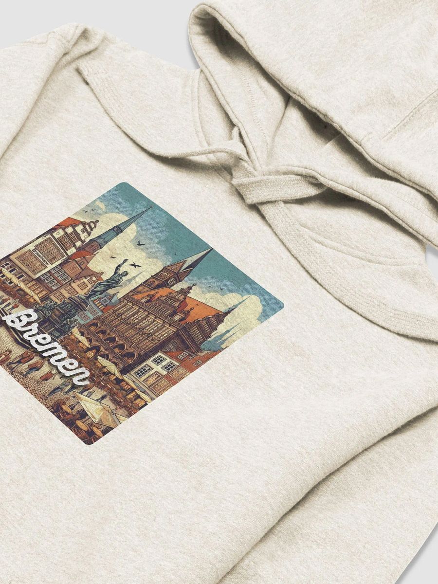 Cotton Heritage Unisex Premium Hoodie | AI Design Bremen city product image (4)