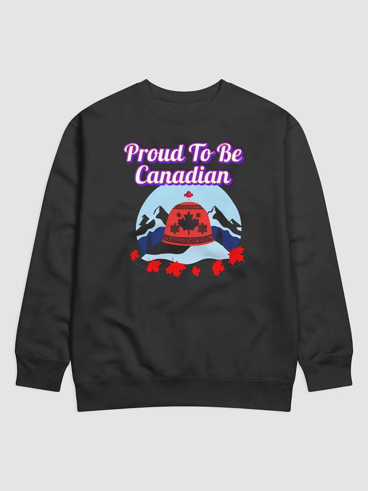 Canadian Snowscape Maple Sweatshirt product image (2)