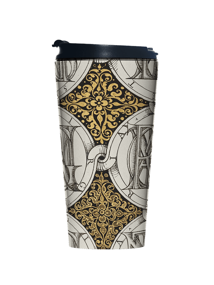 Superimposed Letters. Stainless Steel Mug product image (1)