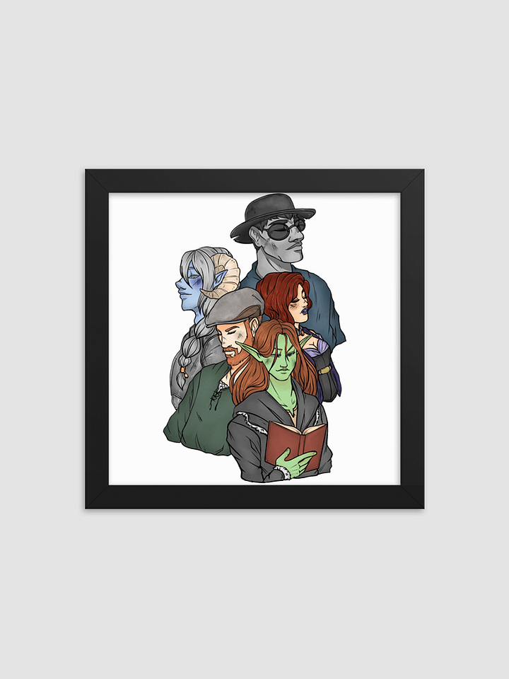 [ DiceandAutism] Enhanced Matte Paper Framed Poster (in) product image (1)