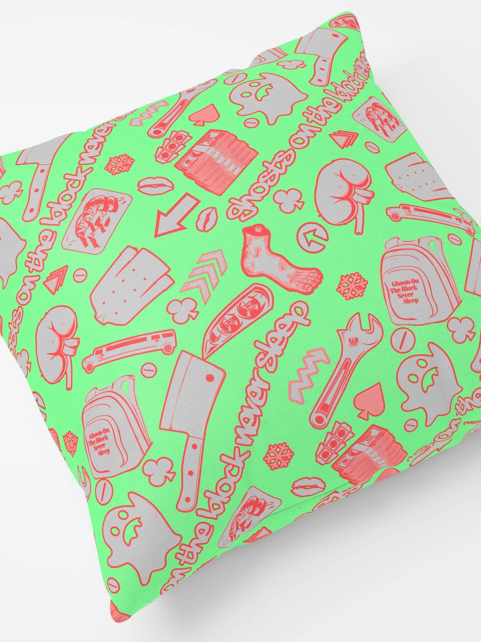 A8M - Ghosts On The Block Never Sleep Shorty Pillow (September Shortcake) product image (4)