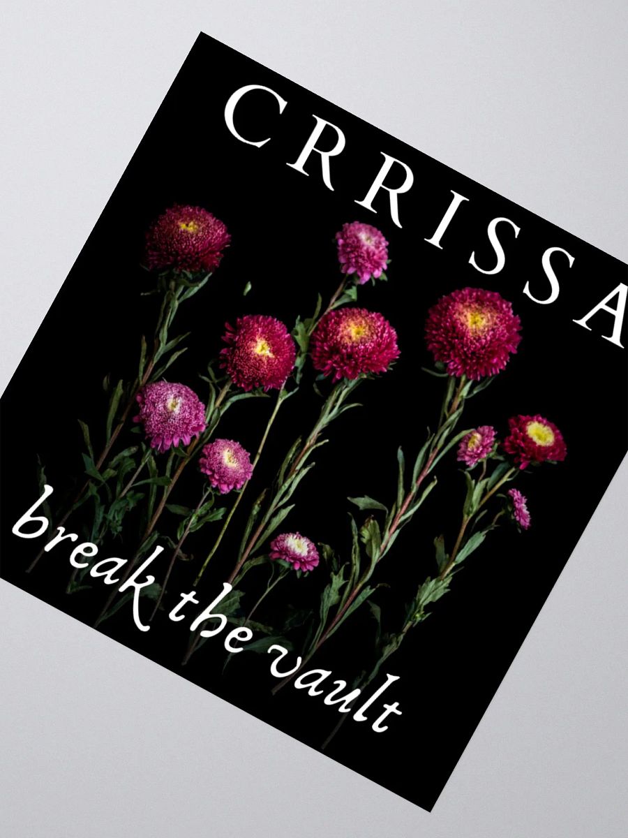 Crrissa - Break the Vault - Sticker product image (2)