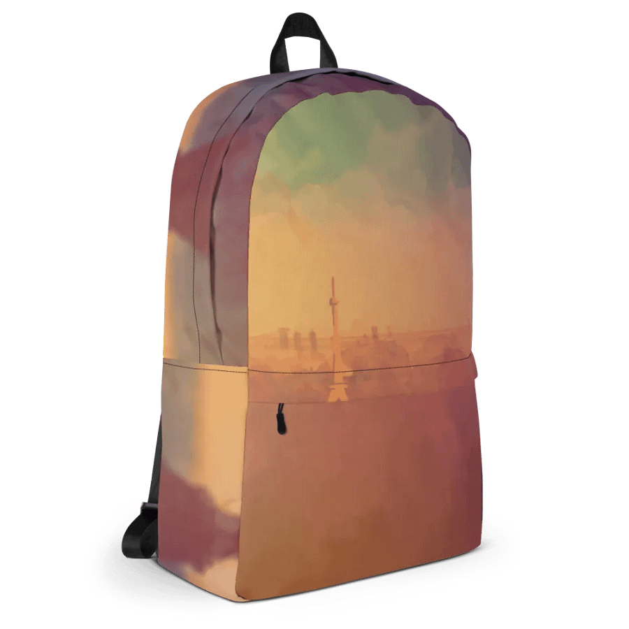 Paris Watercolor Art Backpack product image (3)