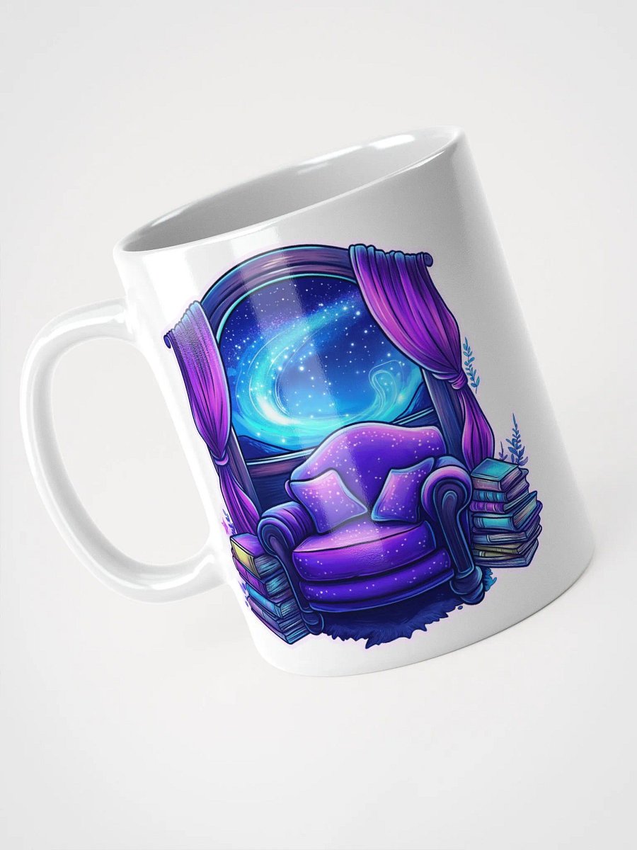 Starlit Reading Nook White Mug product image (8)