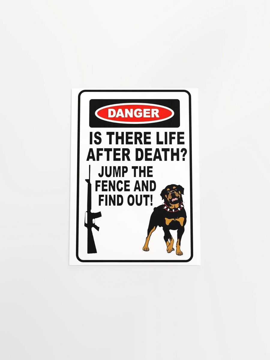 Rottweiler Danger Poster product image (33)