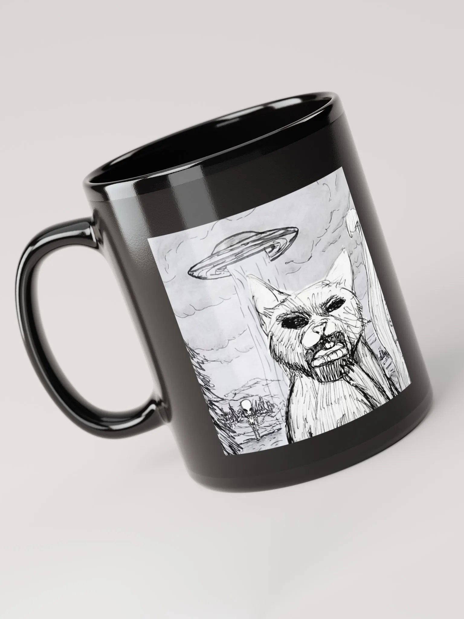 Close Encounter with Mad Cupcake Cat Mug product image (3)