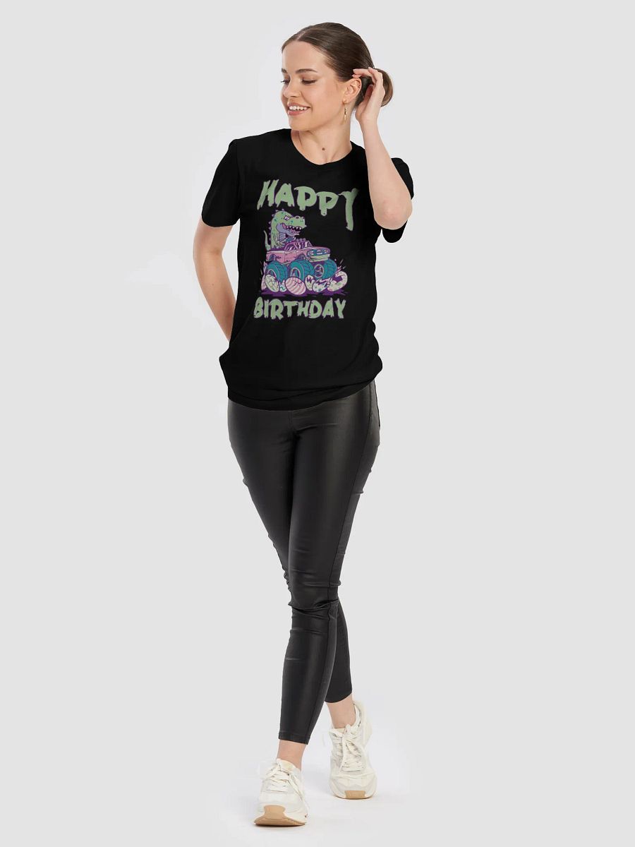 Happy Birthday (Dinosaur Monster Truck) T-Shirt product image (48)