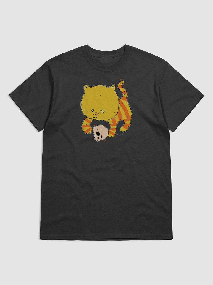 Whimsical Feline Human Skull T-Shirt product image (7)