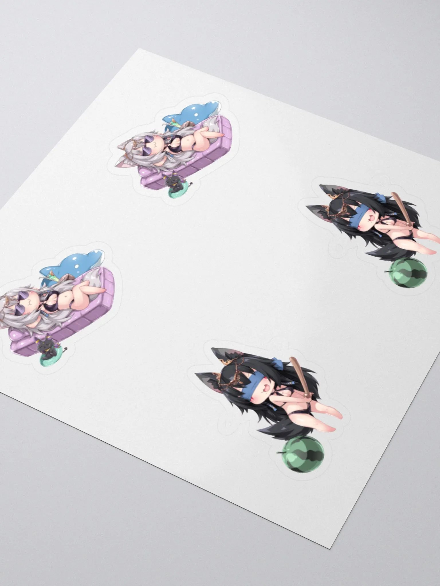 Summer Lounge Kiss Cut Stickers product image (3)
