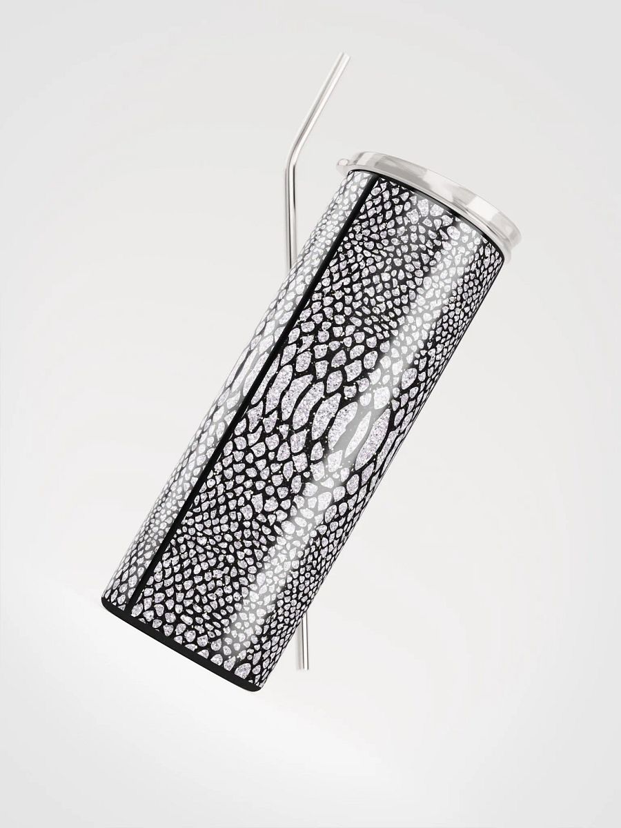 Embrace Exotic Elegance with our Snake Skin Stainless Steel Tumbler | Eco-Friendly 20 oz Tumbler with Reusable Straw product image (4)