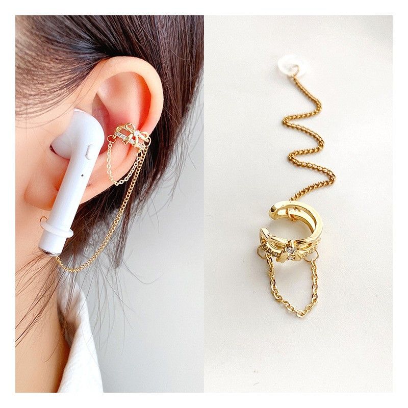 Bluetooth Headset Anti-lost Chain Anti-drop Artifact Bow product image (2)
