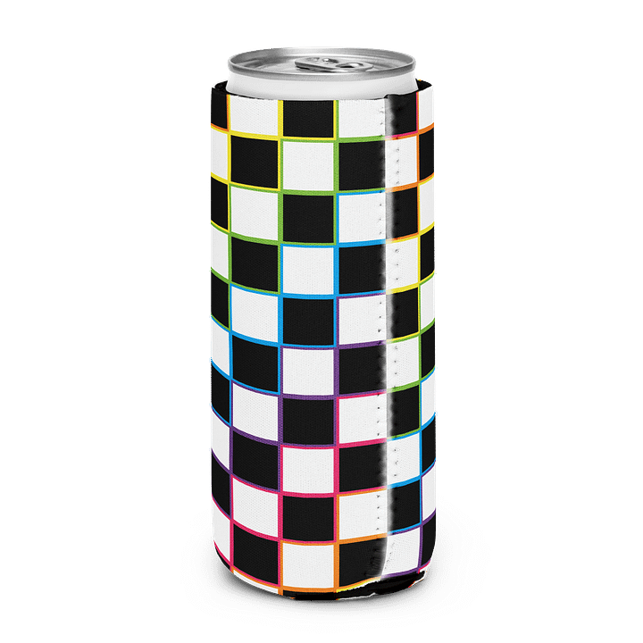 Rainbow Checkered Coozie product image (11)