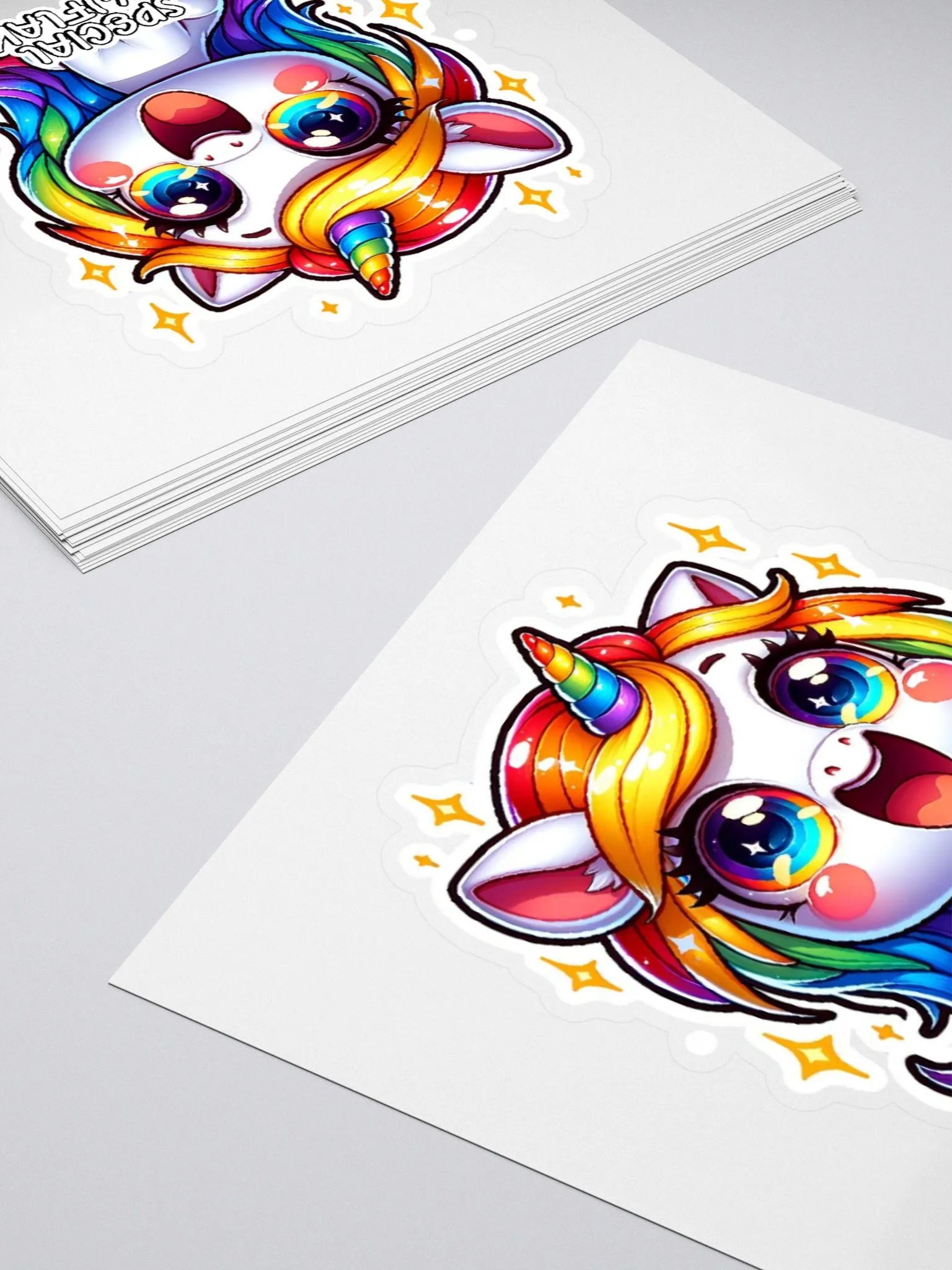Special Snowflake Sticker-Rainbow Sticker-Unicorn Sticker-LGBTQIA+ Kawaii Sticker product image (11)
