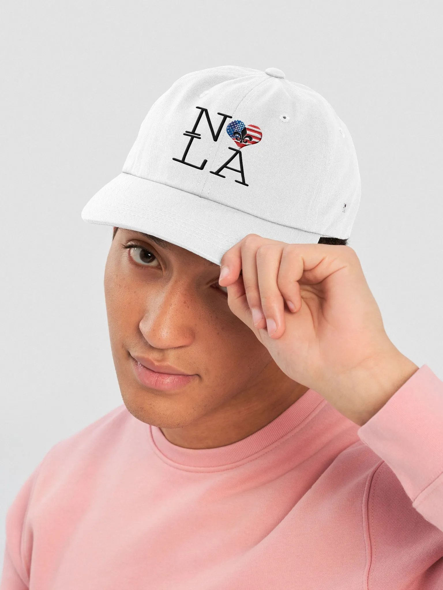 I LOVE NOLA **EMBROIDERED CAP BIGSHOT LOGO** (USA HEART) product image (48)