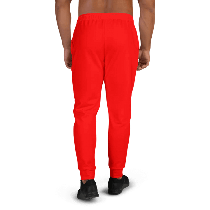 Plain Color Red Joggers product image (2)