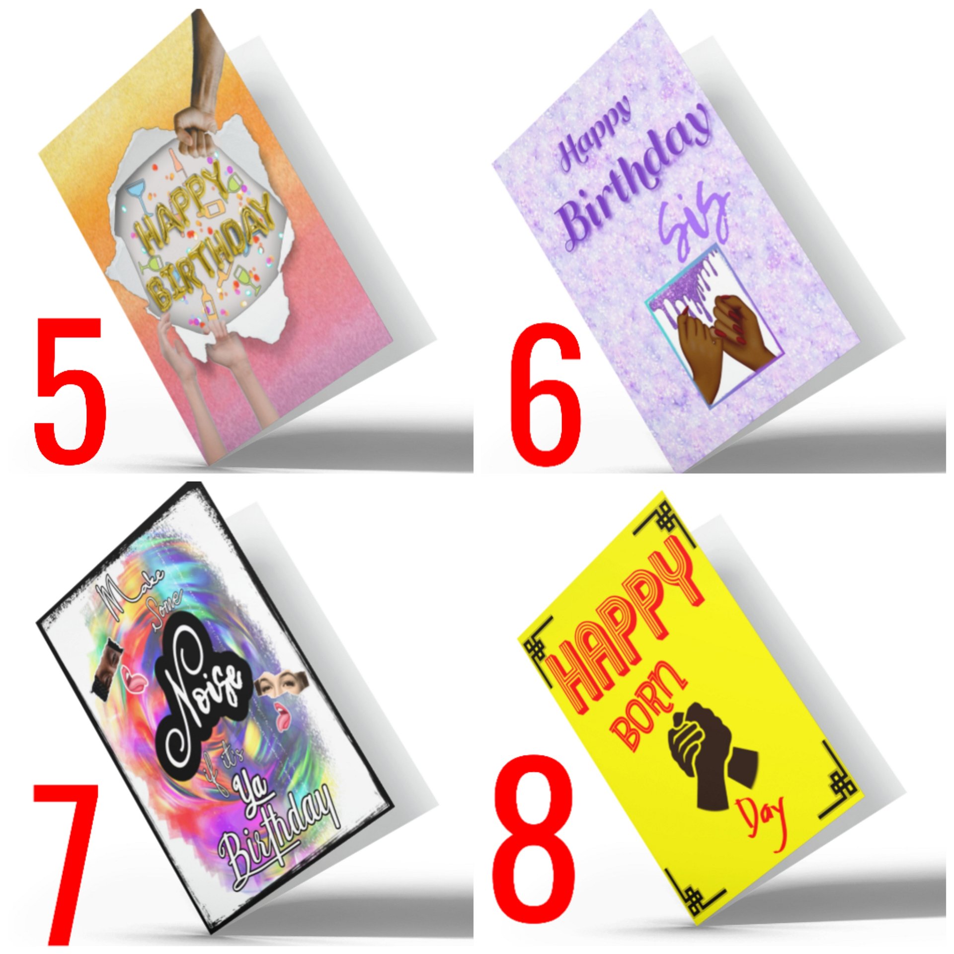 Copy of CHOOSE ANY 3! (Birthday Cards) product image (4)